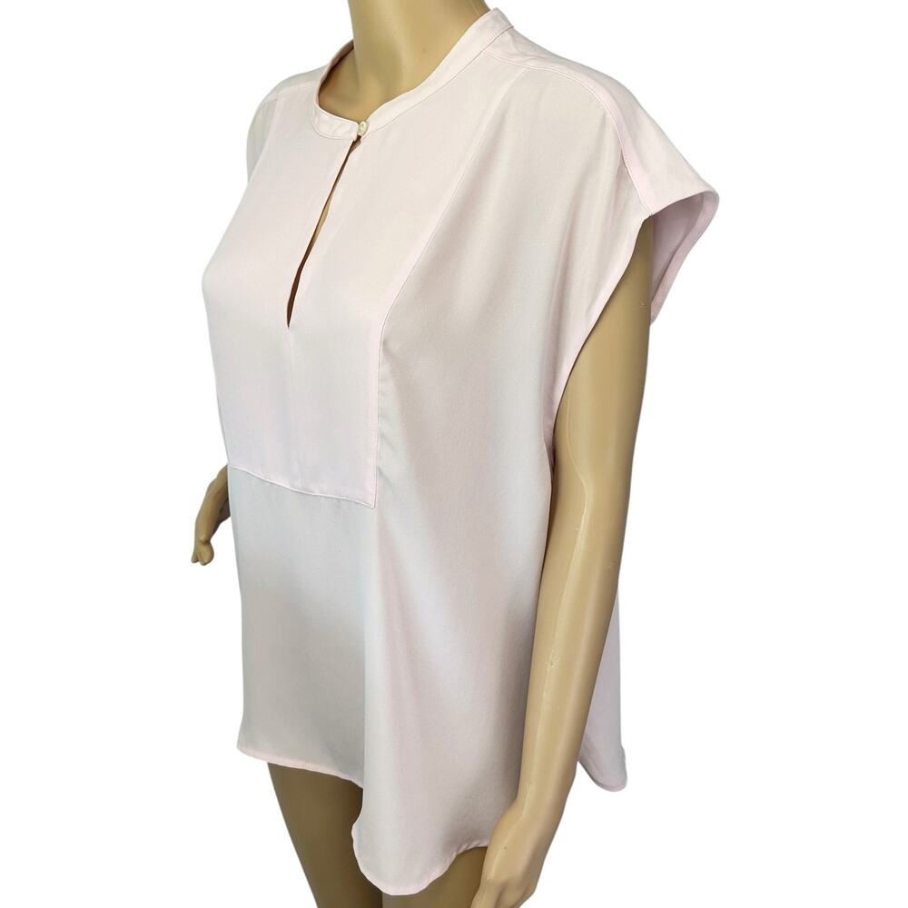 J. Crew 365 Drapey Cap Sleeve Top Pink H8094 Size XL - Picture 5 of 12